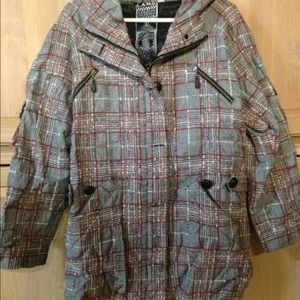 LAMB Heavy weight plaid Jacket