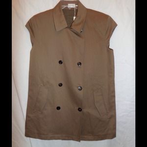 💥50% off💥TSE Olive Cotton Double Breasted Jacket