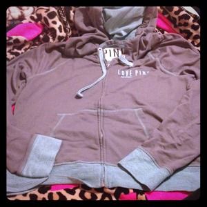 Victorias Secret PINK Hoodie grey blue