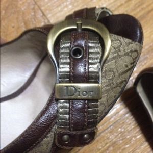 Authentic Dior brown heels size 36