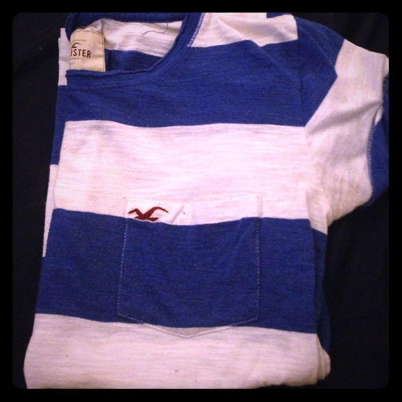 Small HCO stripes tee with front pocket