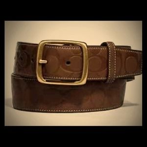 Reduced!! NWT Coach Leather Belt