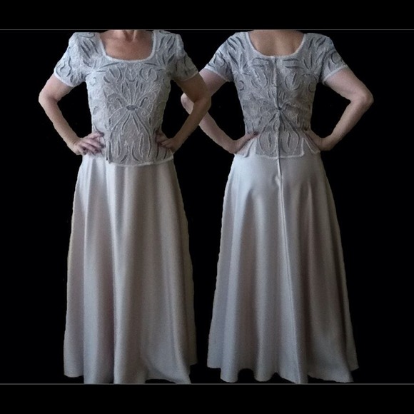 Silk and Beaded Gown