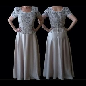 Silk and Beaded Gown
