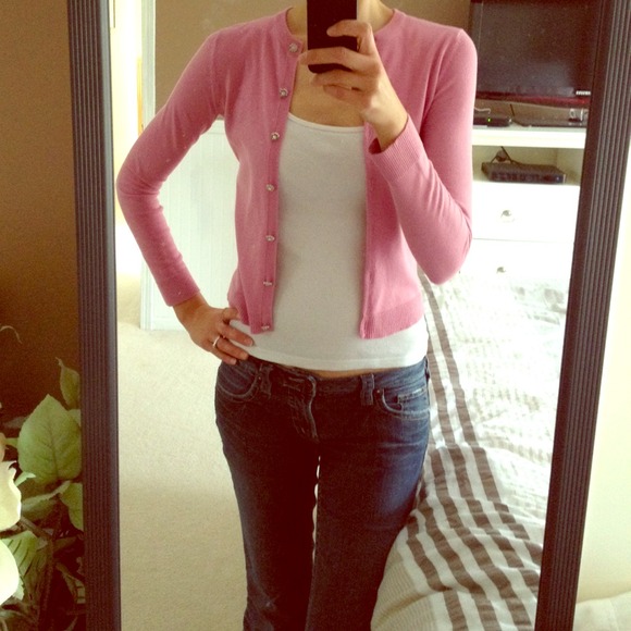 Gap pink cardigan