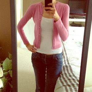 Gap pink cardigan