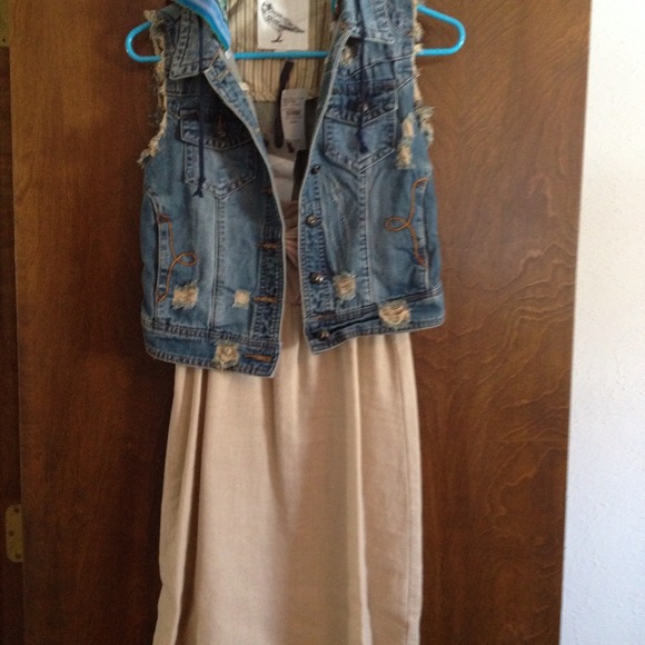 "Burlap" dress - Picture 3 of 4