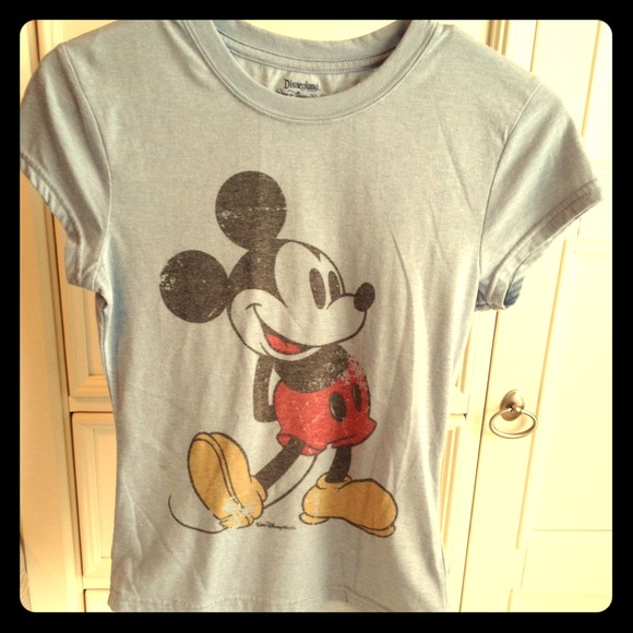 Pale blue official Mickey Mouse T.