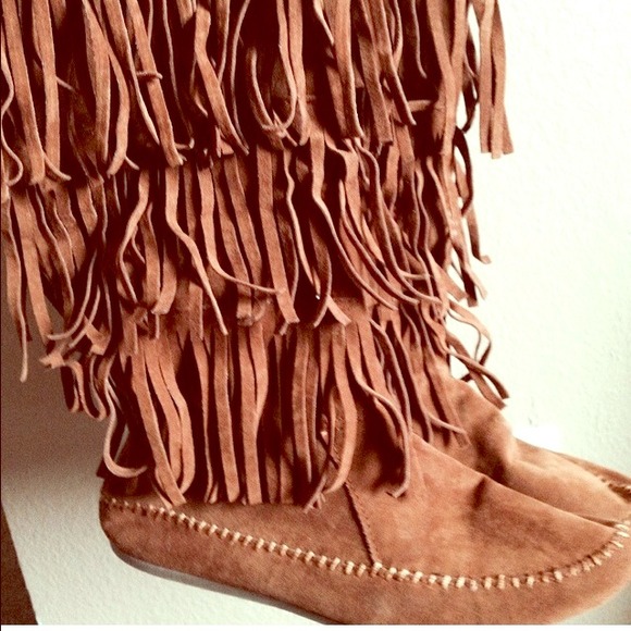 Boots - Fringe boots