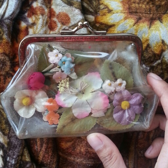 Vintage Vinyl Coin Purse