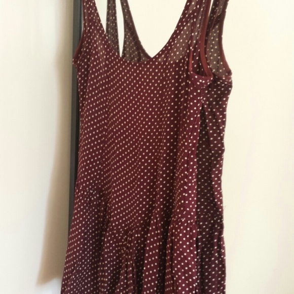 Brandy Melville Maroon jessa dress
