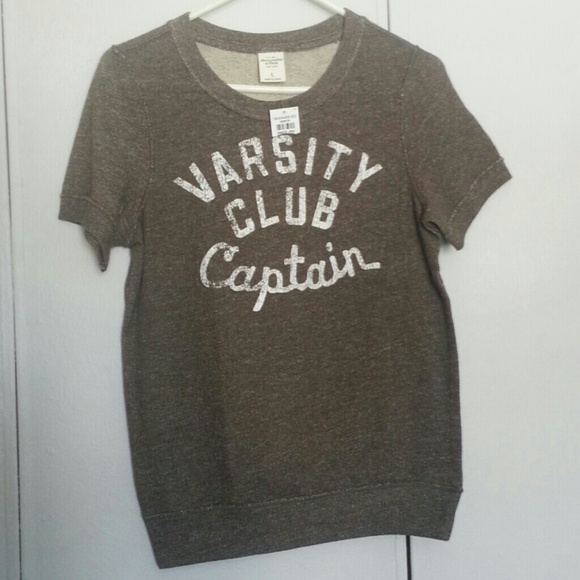 A&F Short Sleeve Sweatshirt