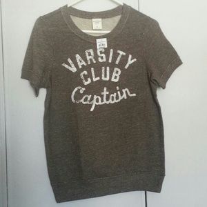 A&F Short Sleeve Sweatshirt