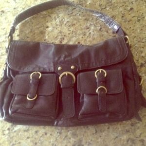 Brown Leather Handbag