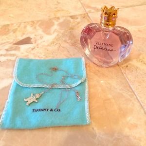 SOLD- Tiffany necklace and Vera wang perfume