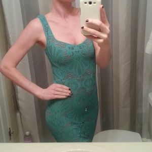 Free people lace bodycon dress