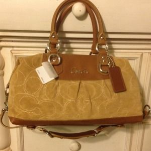 Coach Leather & Suede bag