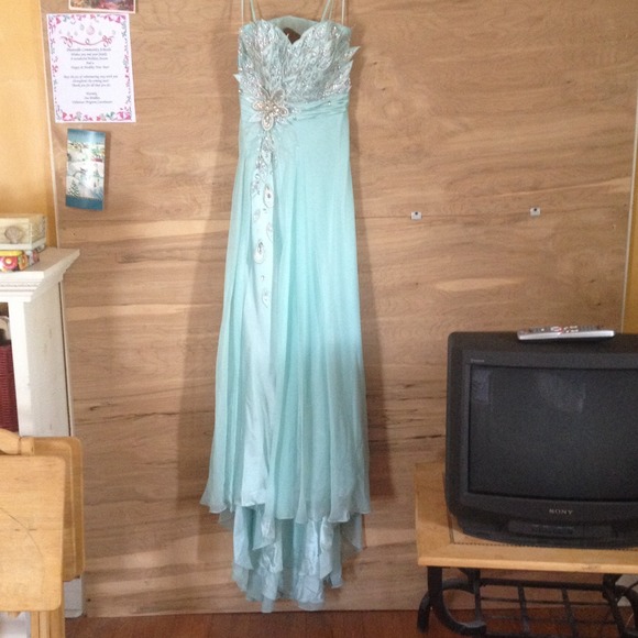 Baby blue prom dress SALE❗️ limited time only - Picture 2 of 4