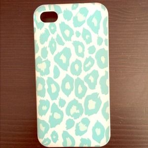 Mint Green Leopard iphone 4 case