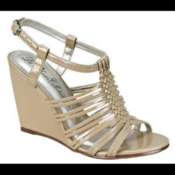 Shoes - Reduced price. NEW IN BOX NUDE WEDGE  SIZE 7