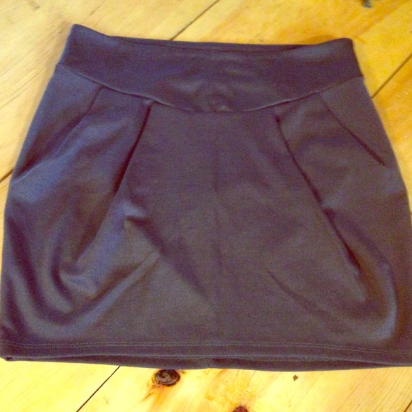 Dark grey skirt