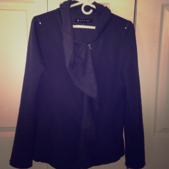 Dark Grey Zip up Fleece Jacket