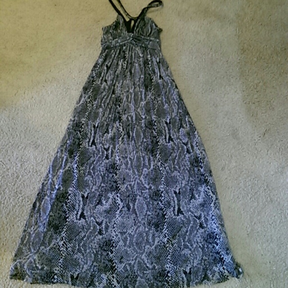Express snake print  Maxi dress