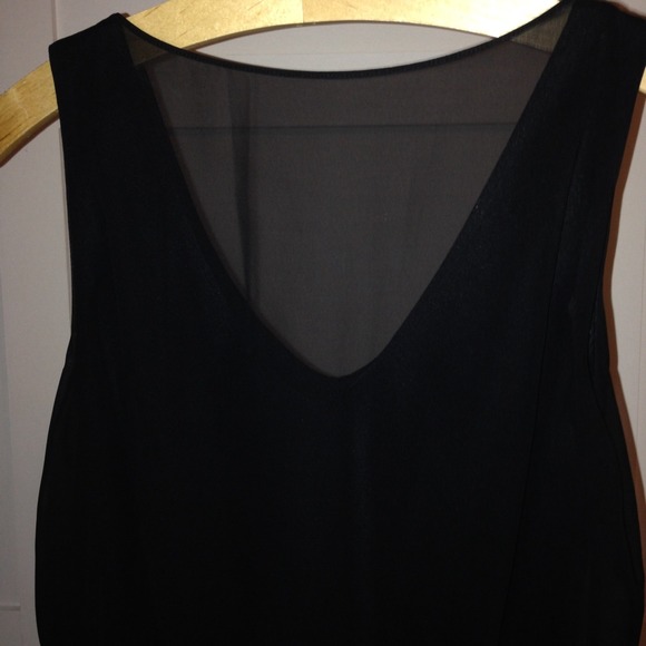 ✂Black Dress with Bronze Sequin Skirt - Picture 3 of 4