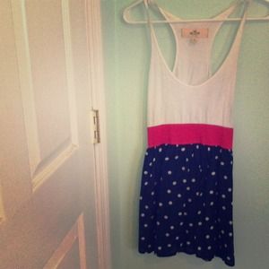 PERFECT FOR JULY 4! Polka dot dress. Size small