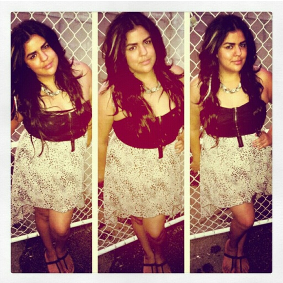 **SOLD! STRAPLESS DRESS
