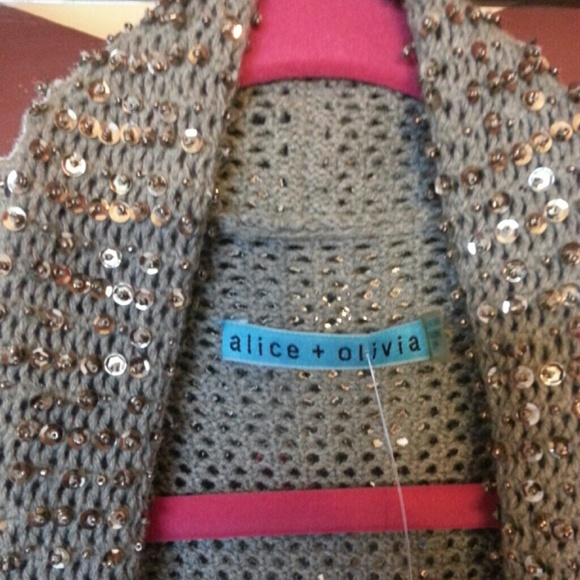 Alice + Olivia Sequin Vest - Picture 2 of 3