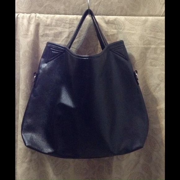 Faux Leather Handbag Tote - Picture 2 of 4