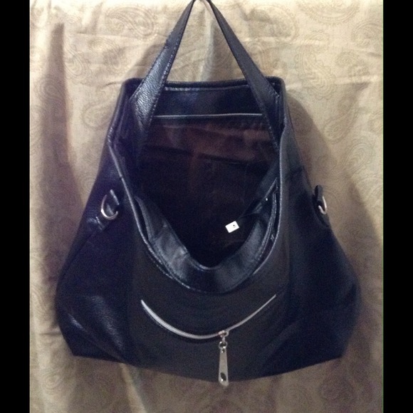 Faux Leather Handbag Tote - Picture 4 of 4