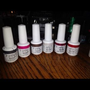 Collection of Gelish Mini Gel Polishes 0.3oz each