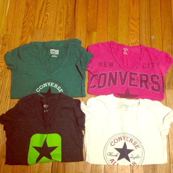 Converse v neck shirt