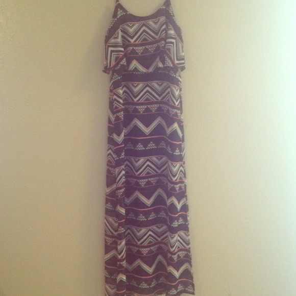 Floor-length Tribal/Aztec Dress