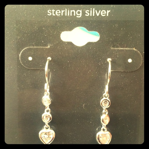 Sterling Silver Heart Earrings