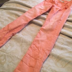 Peach jeans