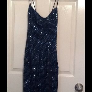 Beautiful long sequin gown. Size 4.