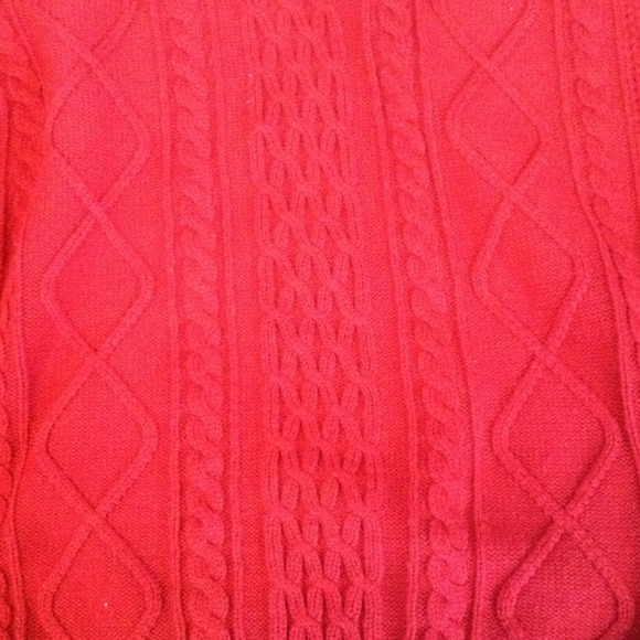 Red Oversized Sweater - Picture 2 of 3