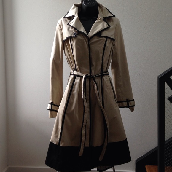 Pink tartan kora trench coat - Picture 2 of 4