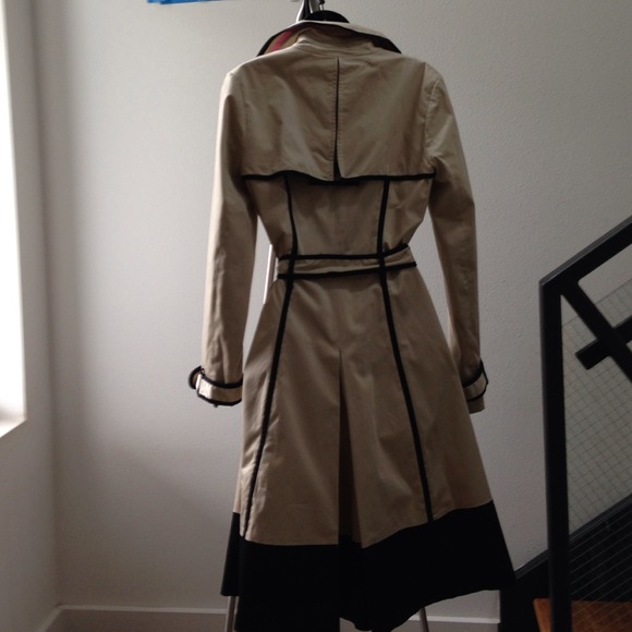 Pink tartan kora trench coat - Picture 4 of 4