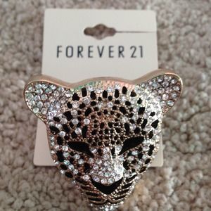 Large tiger statement ring