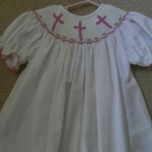 Smocked cross bishop