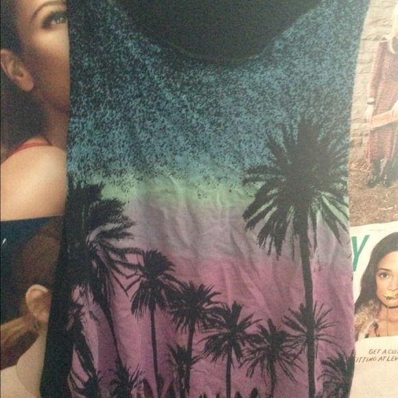 Cute colorful muscle tee