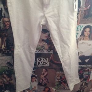 White skinny jeans. From pacsun