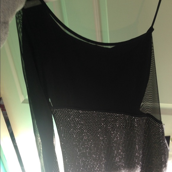 Black jeweled cutout dress - Picture 2 of 2