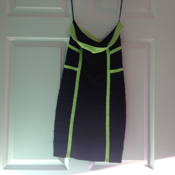 Neon tight dress