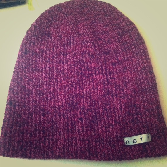 Hot Pink & Black Beanie