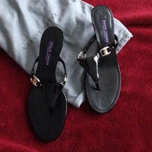 Ralph Lauren sandals. Never been worn!!